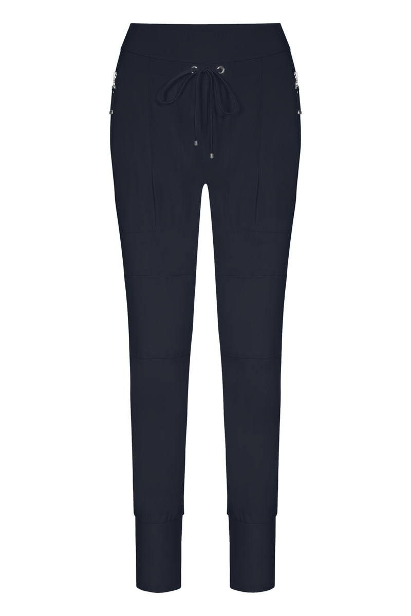 RAFFAELLO ROSSI Candy Zip Pocket Jogger Pants - Navy