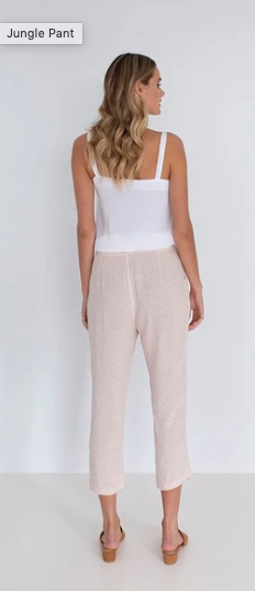 HUMIDITY LIFESTYLE Jungle Pant - Stone & White