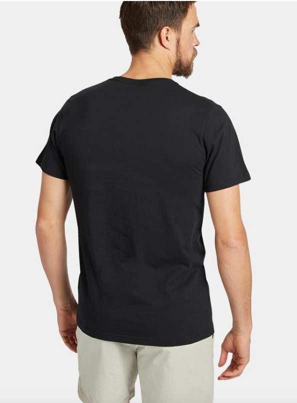The Academy Brand, Basic V Neck Tee, Black 