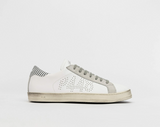 P448, Womens John Low Sneaker, Whiterub