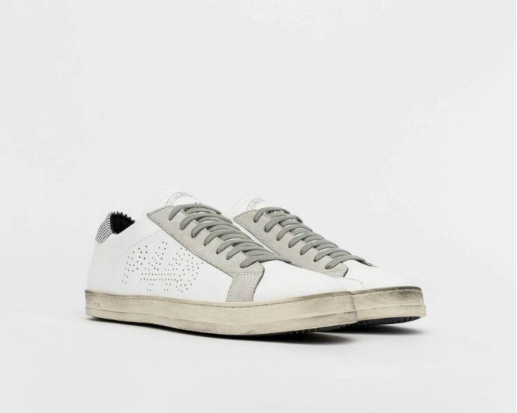 P448, John Low Sneaker, Whiterub