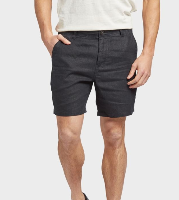 THE ACADEMY BRAND - Marco Linen Short - Black