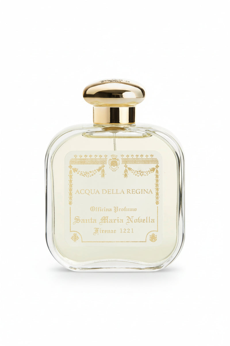 Santa Maria Novella Acqua della Regina Eau de Cologne, 100ml glass bottle, studio shot