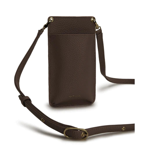 MATT & NAT Purity Cell Phone Holder - Chocolate