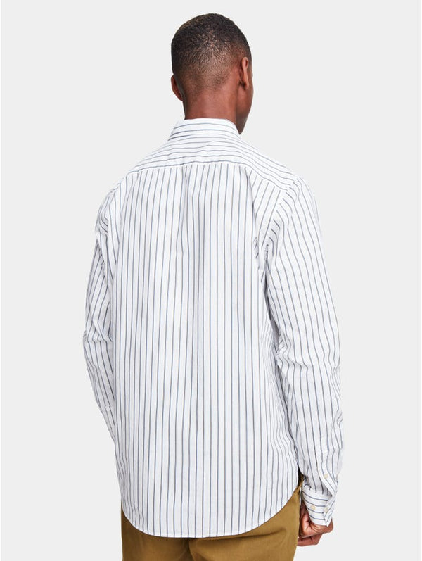 SCOTCH & SODA Striped Cotton-Linen Shirt | Regular Fit - Combo E