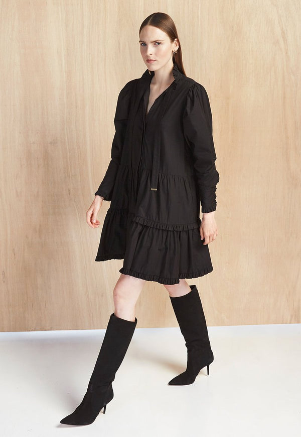 MAGALI PASCAL Odette Shirt Dress - Black