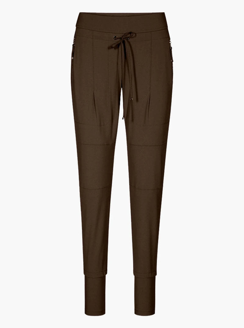 RAFFAELLO ROSSI Candy Zip Pocket Jogger Pants - Chocolate (690)