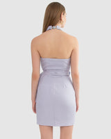 Carver, Joelle Wrap Dress, Lilac