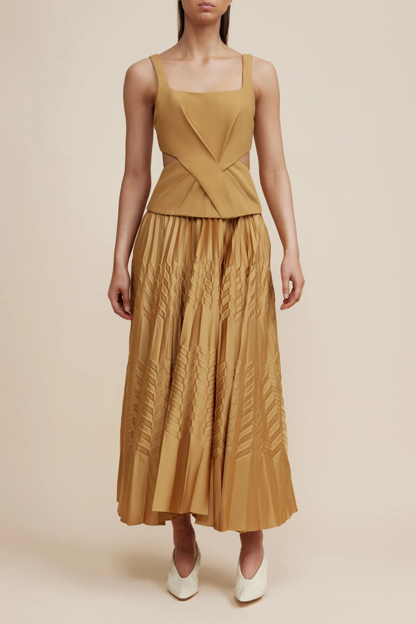 ACLER Chester Dress - Caramel