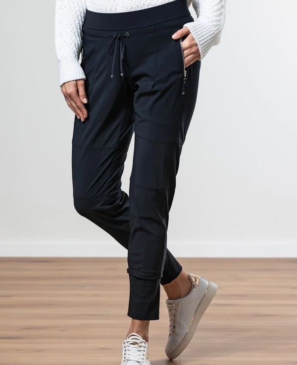 RAFFAELLO ROSSI Candy Zip Pocket Jogger Pants - Black