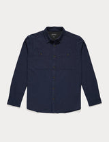 MR SIMPLE Soft Cotton LS Shirt - Navy