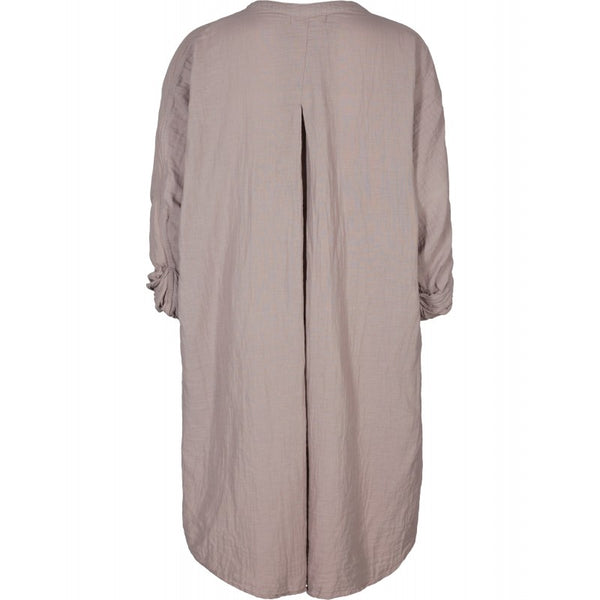 Rabens Saloner, Benedikte Cotton Pintuck Dress, Cloudy Grey