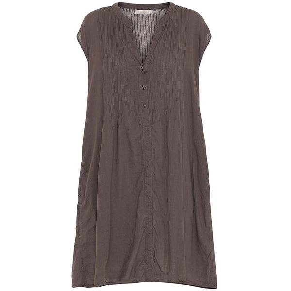 Rabens Saloner, Avelina Cotton Pintuck Dress, Storm